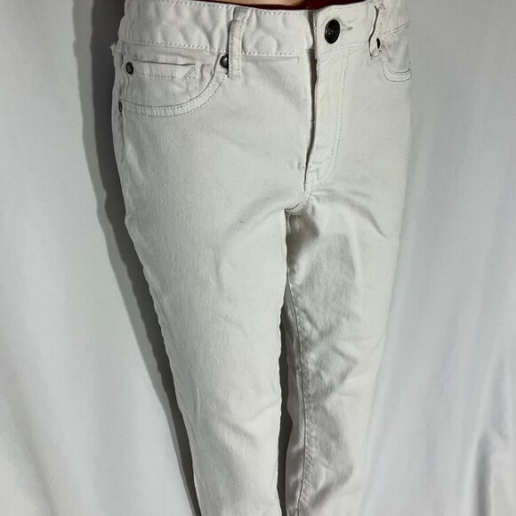 White Kiss Me Jeggings Sz 31 Jessica Simpson - Picture 1 of 9